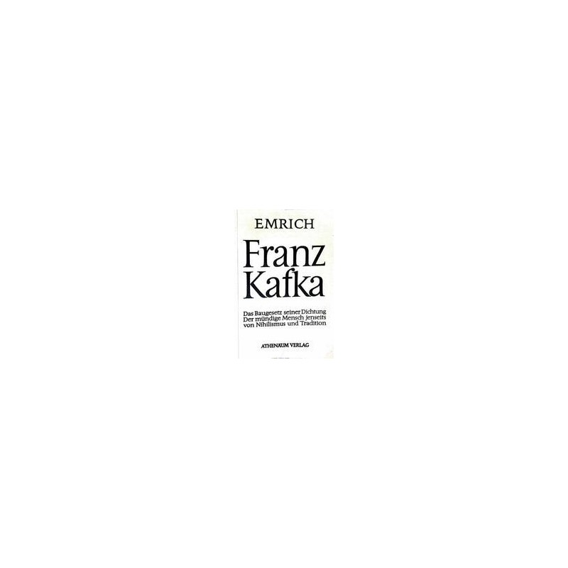 Franz KafkaAutor: AA.VV.Editorial: Otras editorialesColección: Libros de segunda mano