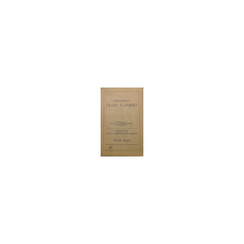 Franz Shubert und wienAutor: AA.VV.Editorial: Otras editoriales