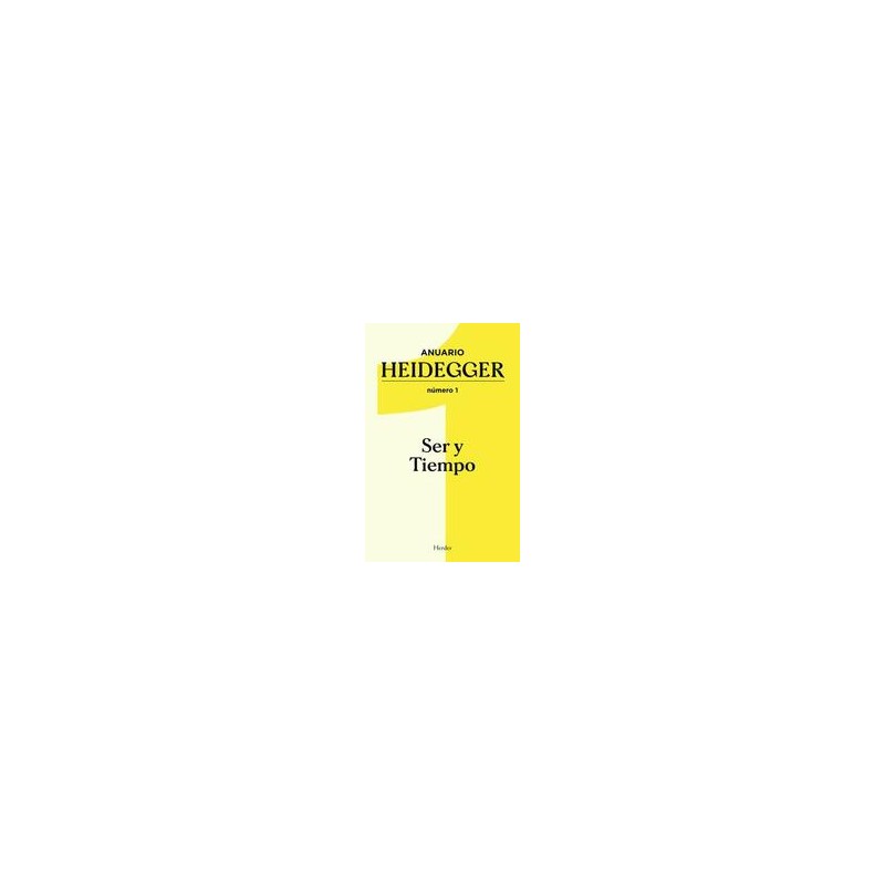 Anuario Heidegger 1Autor: AA.VV.Editorial: Herder