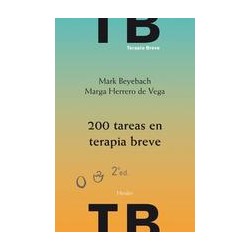 200 Tareas en terapia breve (NE)Autor: Mark  BeyebachEditorial: HerderColección: Herder: Terapia Breve