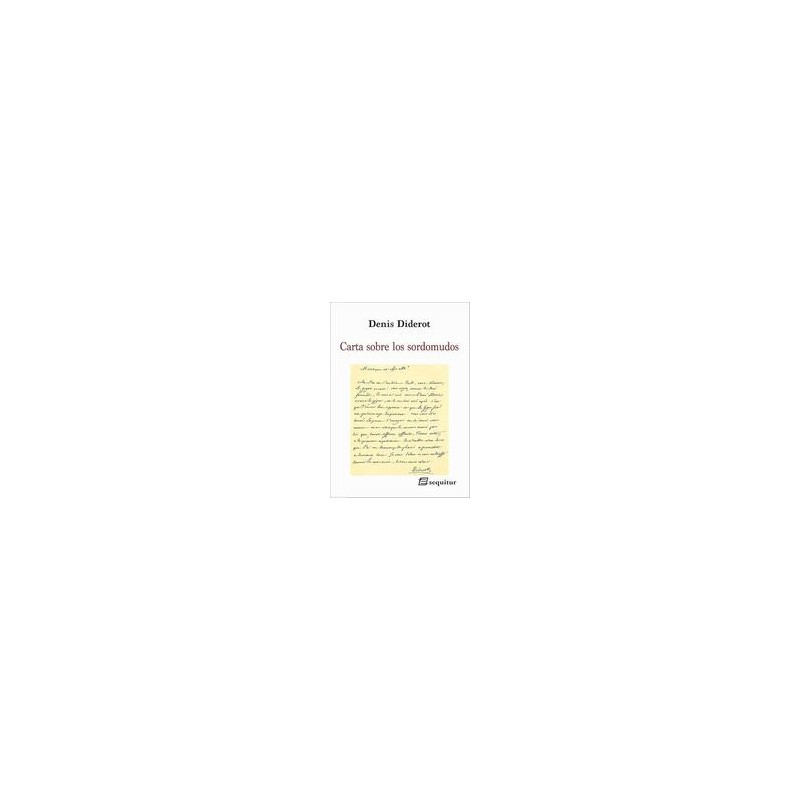 Carta sobre los sordomudosAutor: Denis Diderot