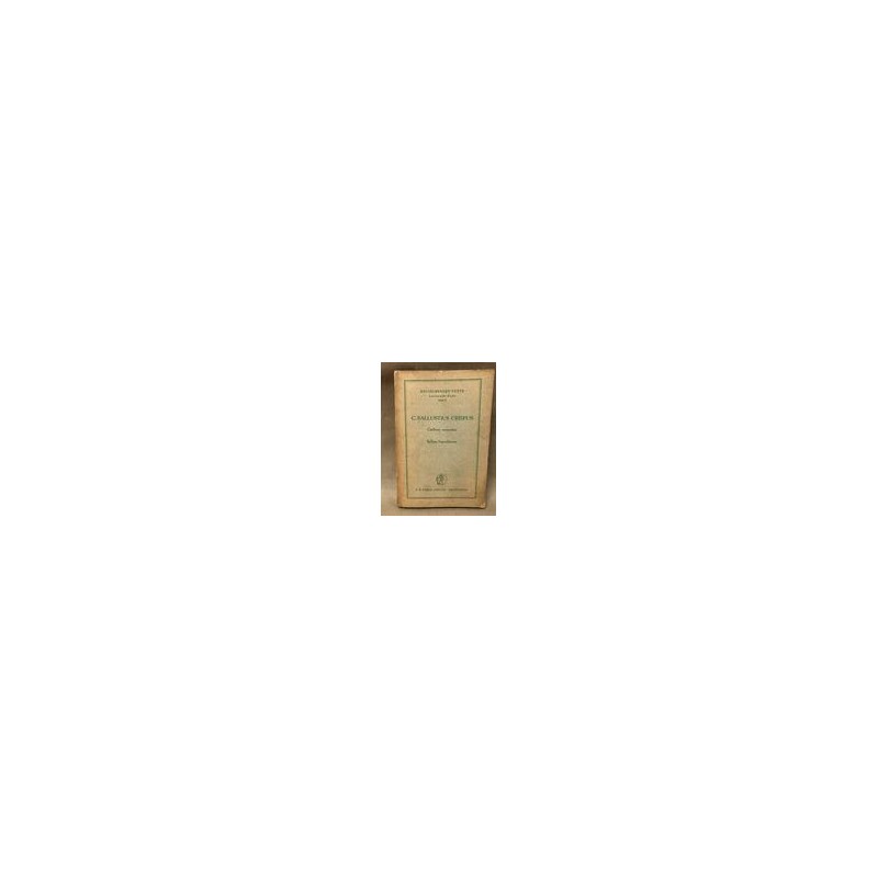 Catilinae ConiuratioAutor: Salustio, Pseudo Salustio, Pseudo CicerónEditorial: Otras editorialesColección: Libros de segunda man