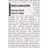 DeclaraciónAutor: AA.VV.Editorial: AkalColección: Akal: Pensamiento crítico