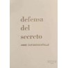 Defensa del secretoAutor: Anne DufourmantelleEditorial: Nocturna Editora