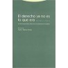 El derecho ya no es lo que eraAutor: AA.VV.Editorial: Trotta