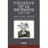 Ensayos de la memoriaAutor: Philippe ArièsEditorial: Waldhuter